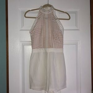White romper NWT